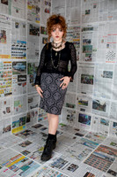 Gabbie's Newspaper Backdrop Session (2025)